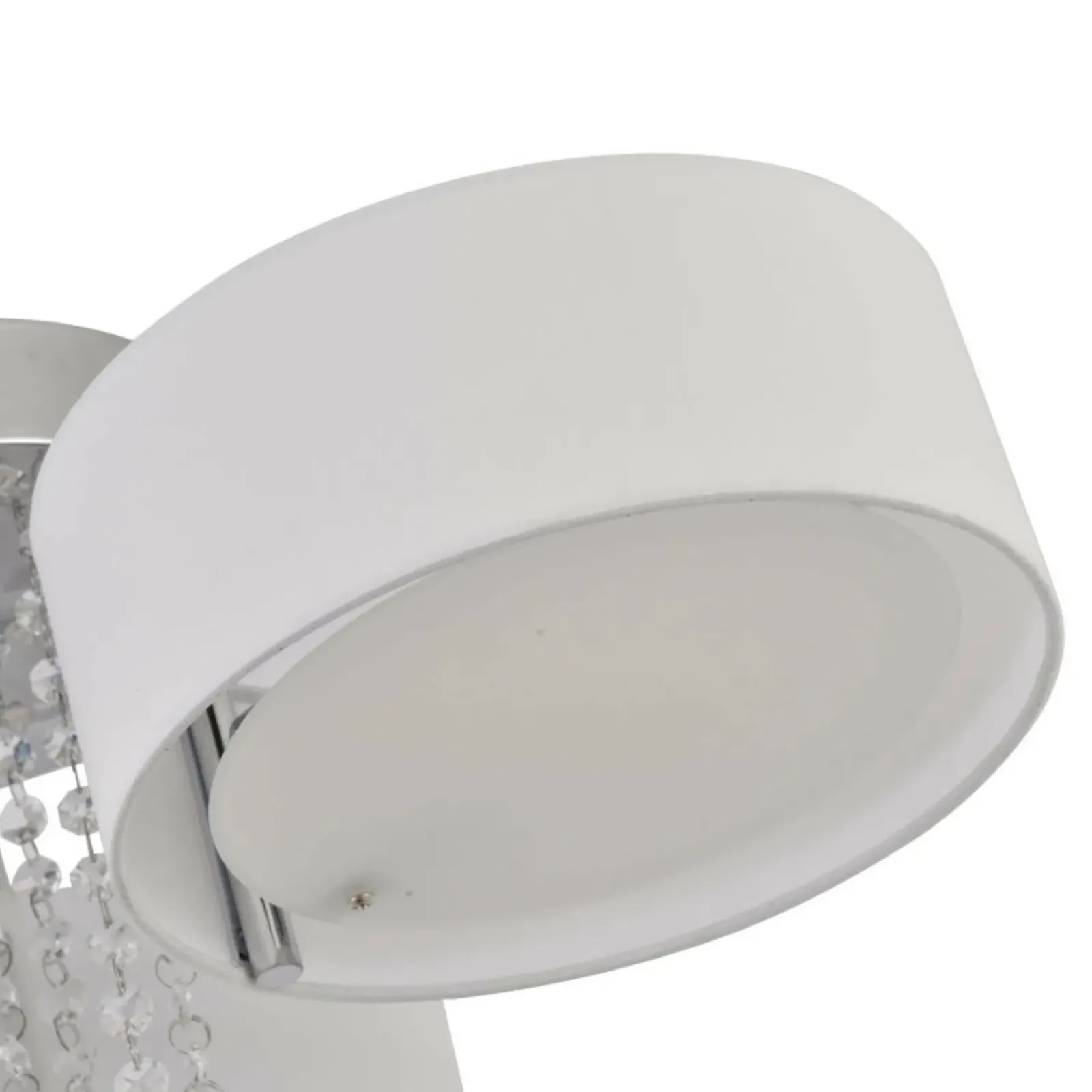 Sklep Kaja Abażurowa lampa sufitowa z kryształkami LP-991/3C WH GAMBELA | Kaja Shop