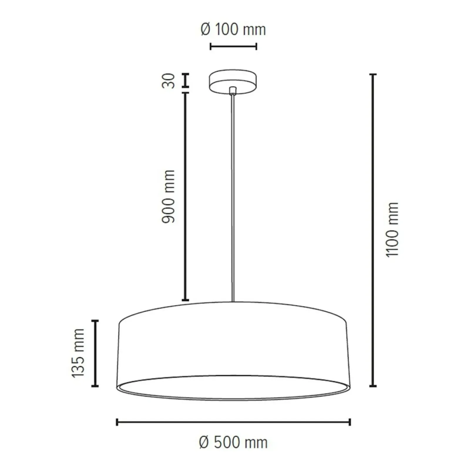 Sklep Kaja Abażurowa lampa wisząca do sypialni ⌀50cm 57950127 JOSEFINA | Kaja Outlet