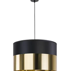 Sklep Kaja Abażurowa lampa wisząca do salonu ⌀50cm TK 3473 z serii LONDYN GOLD Clearance
