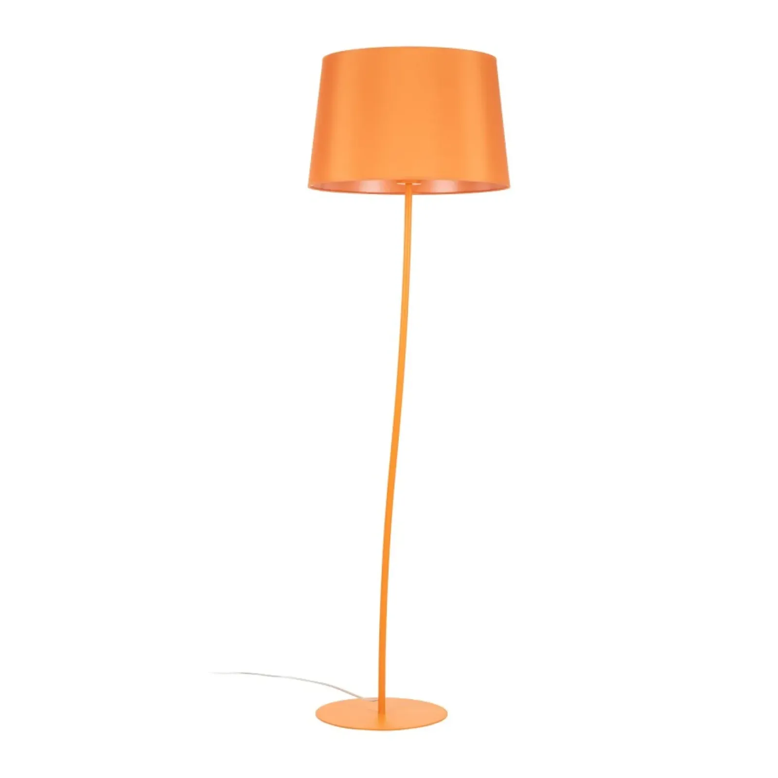 Sklep Kaja Abażurowa, pomarańczowa lampa stojąca TK 6644 NICOLA | Kaja* Lampy Podłogowe Z Abażurem