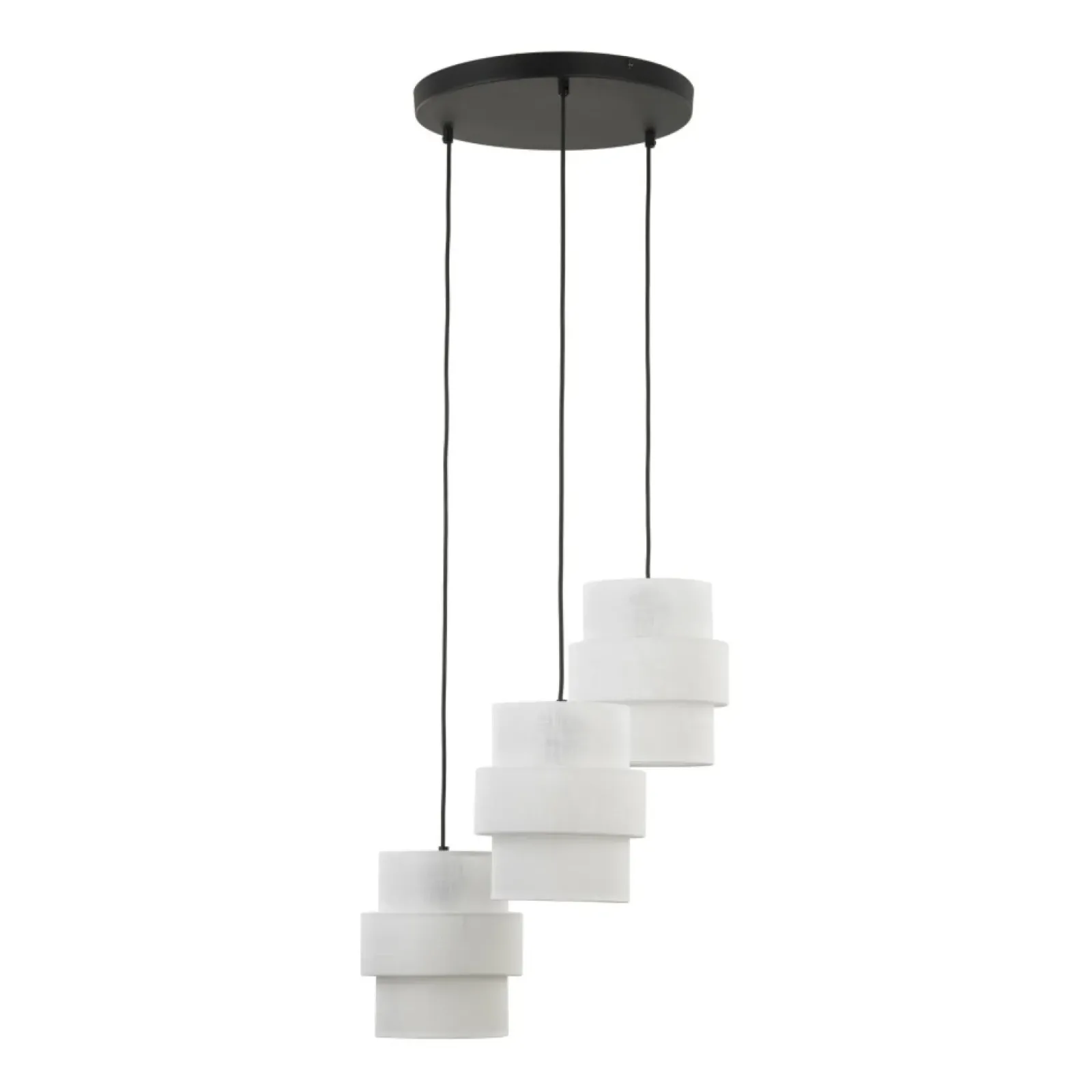 Sklep Kaja Abażurowa, potrójna lampa wisząca TK 6018 CALISTO WHITE | Kaja Best