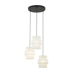 Sklep Kaja Abażurowa, potrójna lampa wisząca TK 6018 CALISTO WHITE | Kaja Best