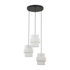 Sklep Kaja Abażurowa, potrójna lampa wisząca TK 6018 CALISTO WHITE | Kaja Best