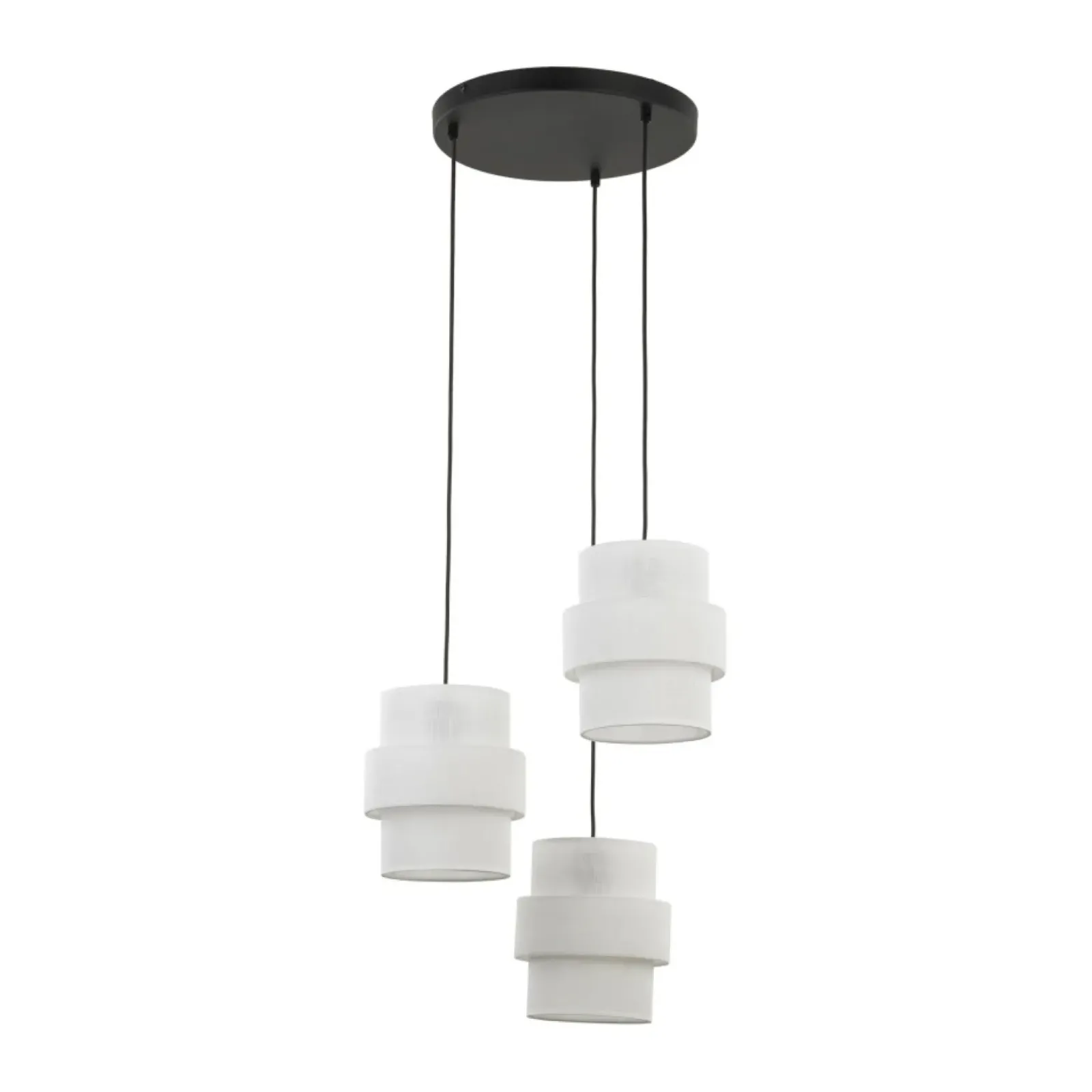 Sklep Kaja Abażurowa, potrójna lampa wisząca TK 6018 CALISTO WHITE | Kaja Best