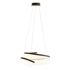 Sklep Kaja Akrylowa lampa wisząca w kolorze kawy PND-58728-45W-3K RUSTIN | Kaja Sale