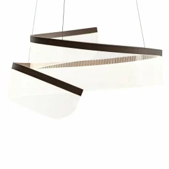 Sklep Kaja Akrylowa lampa wisząca w kolorze kawy PND-58728-45W-3K RUSTIN | Kaja Sale