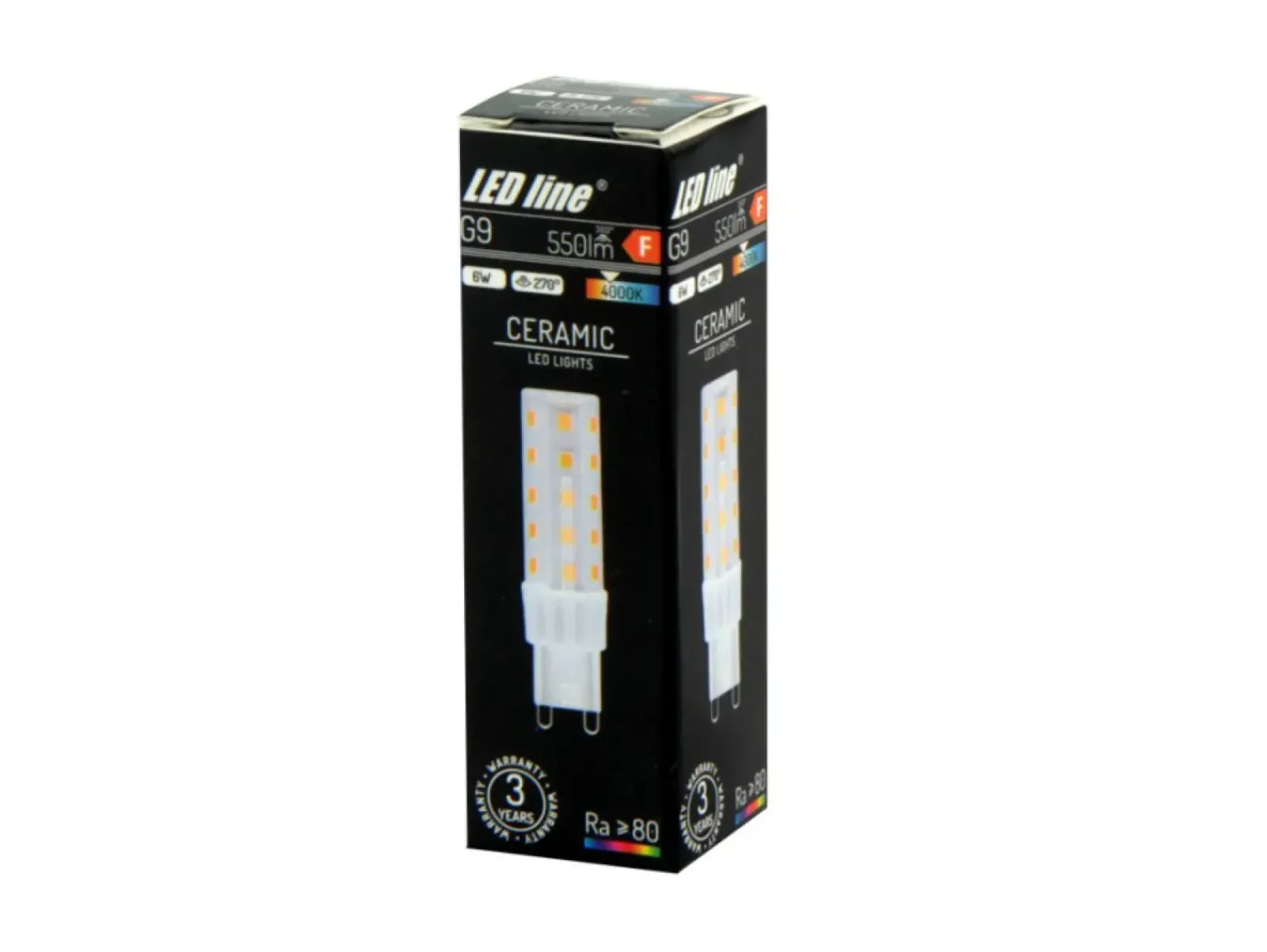 Sklep Kaja Żarówka G9 barwa neutralna 6W, kąt świecenia 270° LEDLINE 245954* Żarówki Led G9