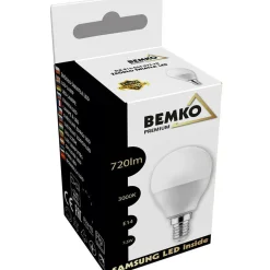 Sklep Kaja Żarówka LED SAMSUNG ciepła 3000K E14 7,5W BEMKO G45 | Kaja Oświetlenie* Żarówki Led E14