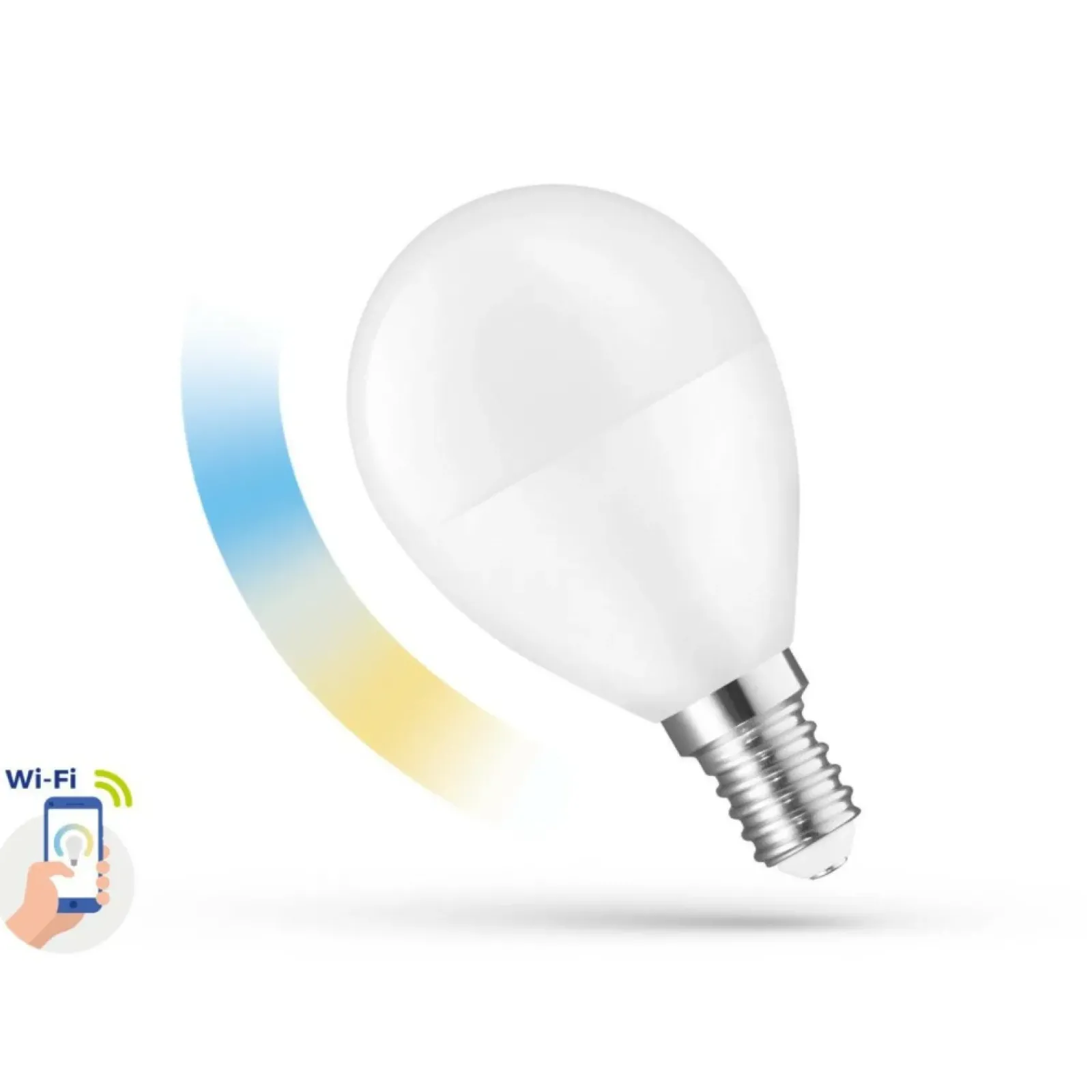 Sklep Kaja Żarówka SMART WiFi E14 regulowana CCT 5W SpectrumLED 14414 | Kaja* Żarówki Smart|Żarówki Led E14