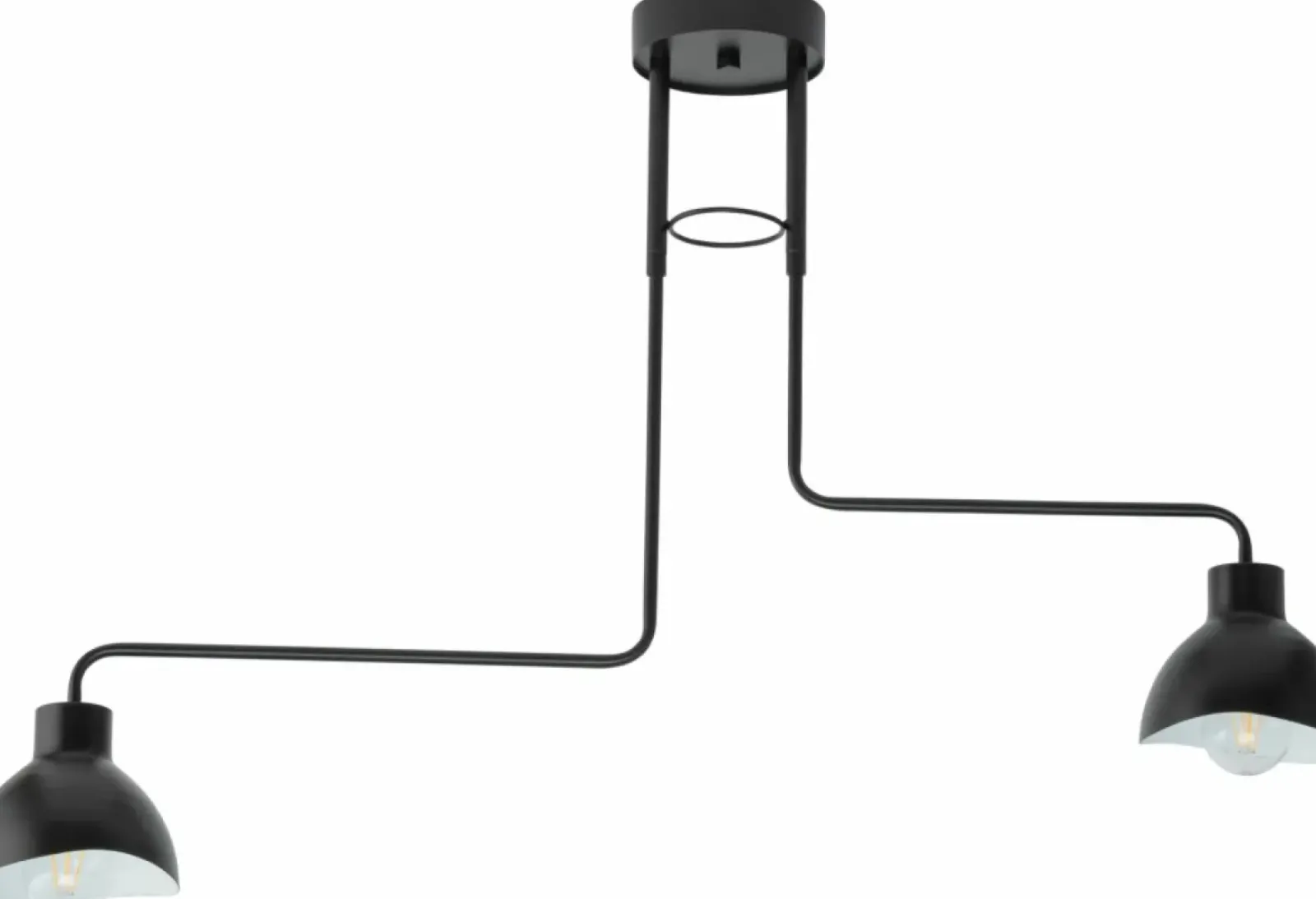 Sklep Kaja Asymetryczna, czarna lampa sufitowa do sypialni SIG 32447 z serii HOLI Flash Sale