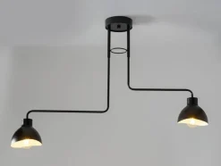Sklep Kaja Asymetryczna, czarna lampa sufitowa do sypialni SIG 32447 z serii HOLI Flash Sale