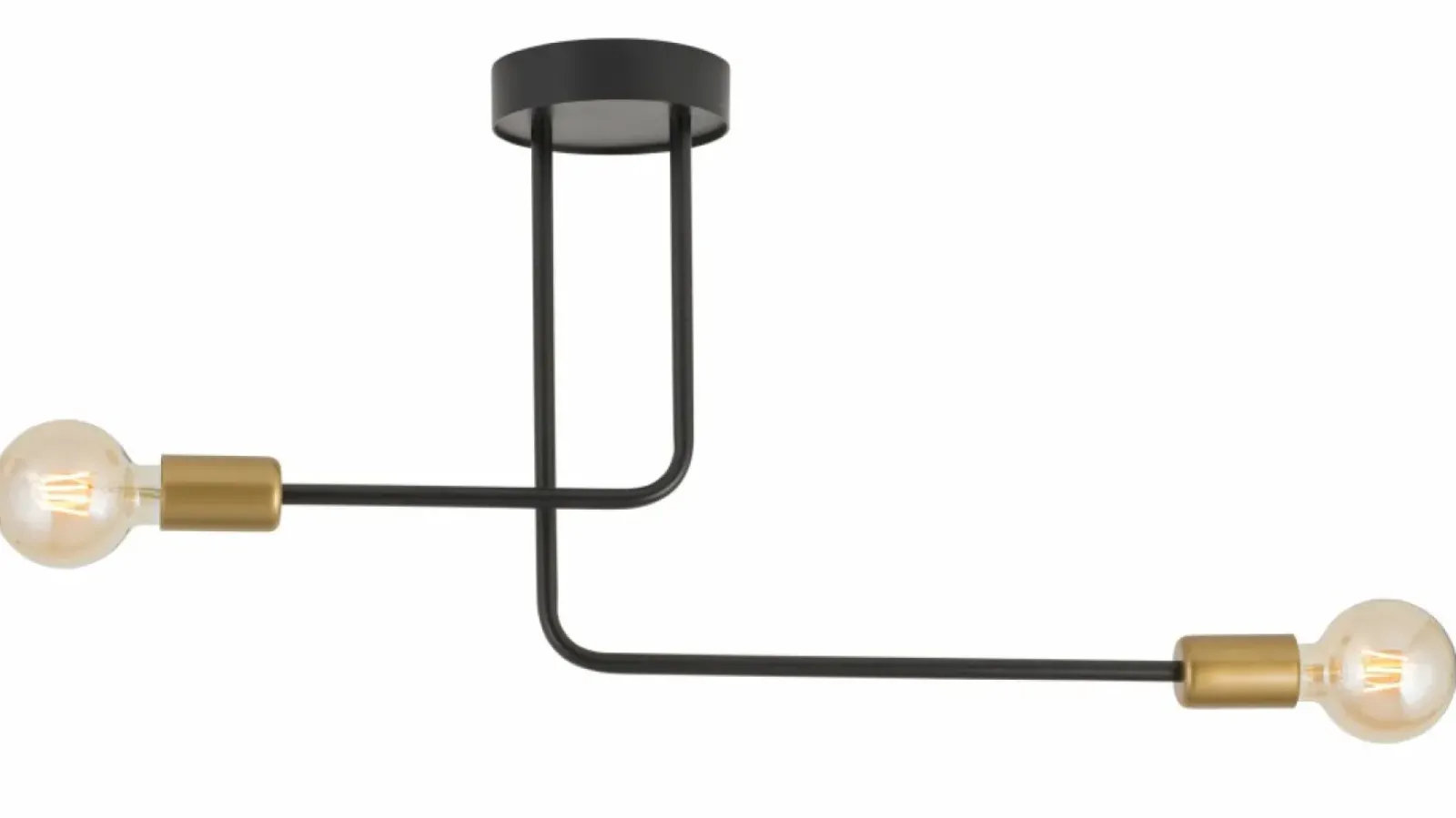 Sklep Kaja Asymetryczna, industrialna lampa bez kloszy SIG 32378 z serii GINO Discount