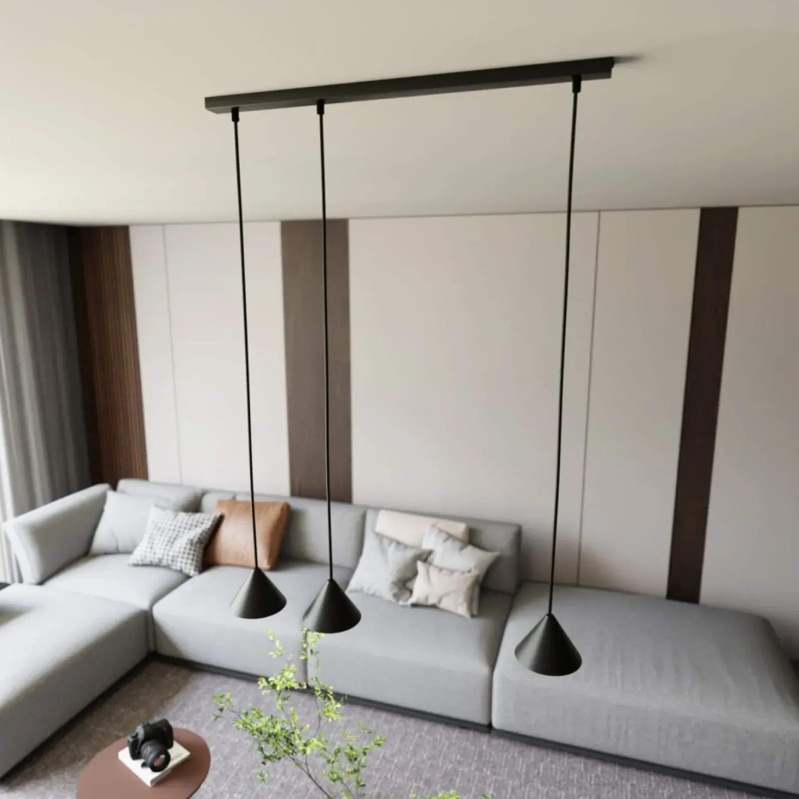 Sklep Kaja Asymetryczna lampa sufitowa ze zwisami 1330/3 ELIT | Kaja Oświetlenie Fashion