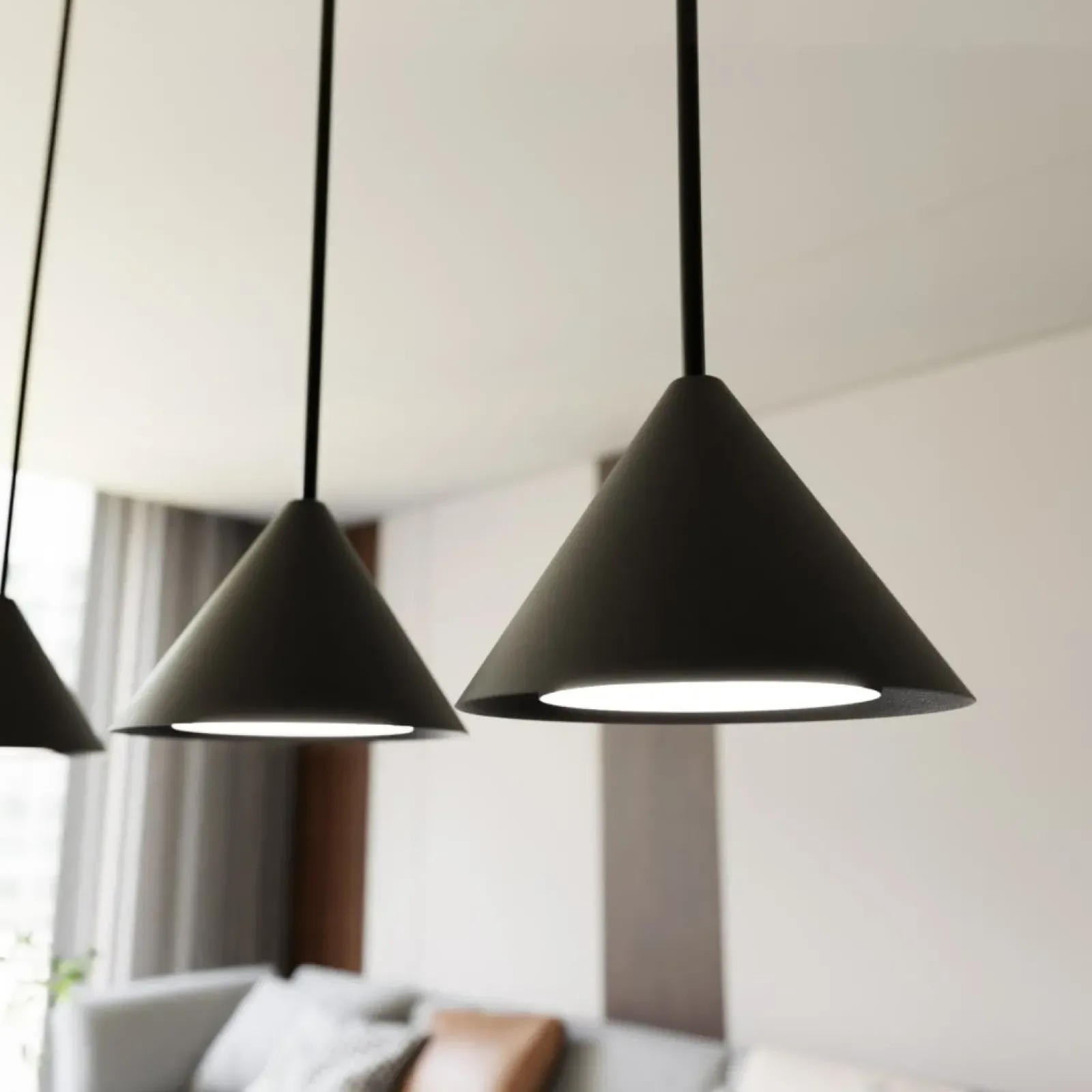 Sklep Kaja Asymetryczna lampa sufitowa ze zwisami 1330/3 ELIT | Kaja Oświetlenie Fashion