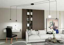 Sklep Kaja Asymetryczna lampa wisząca pająk 1349/4 FUJI 4 BLACK | Kaja czarny Cheap