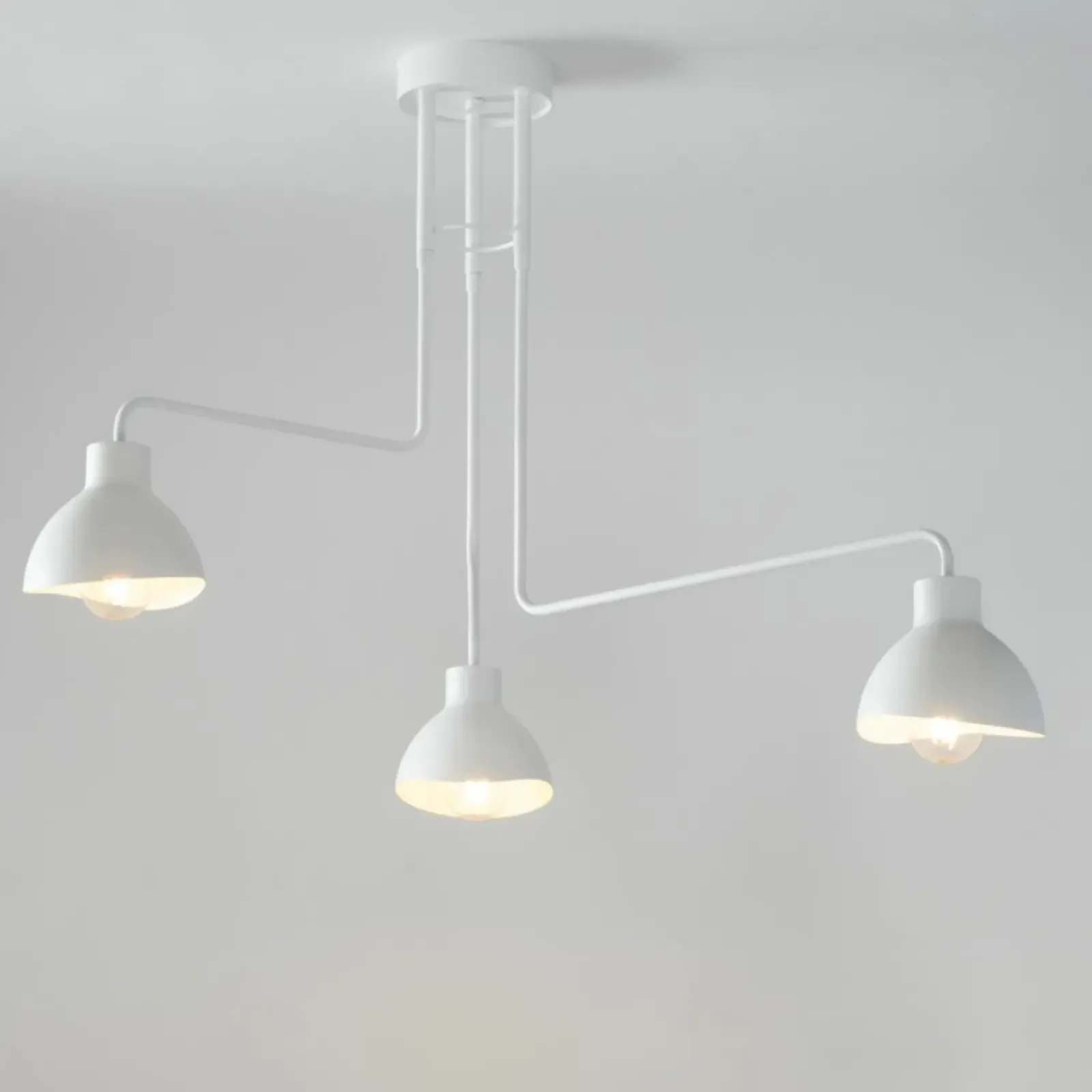 Sklep Kaja Asymetryczna, trójramienna lampa sufitowa SIG 32450 z serii HOLI biały Shop