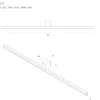Sklep Kaja Łazienkowa lampa nad lustro 90cm 1115lm MX W0214 FINGER | Kaja* Lampy Led