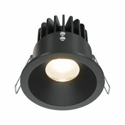 Sklep Kaja Łazienkowe oczko podtynkowe LED ⌀8,5cm DL034-L12W3K-D-B z serii ZOOM* Lampy Led|Oprawy Podtynkowe