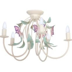 Sklep Kaja Bajkowa, zdobiona lampa sufitowa LX 6286 SUMMER | Kaja Oświetlenie* Randole Tradycyjne