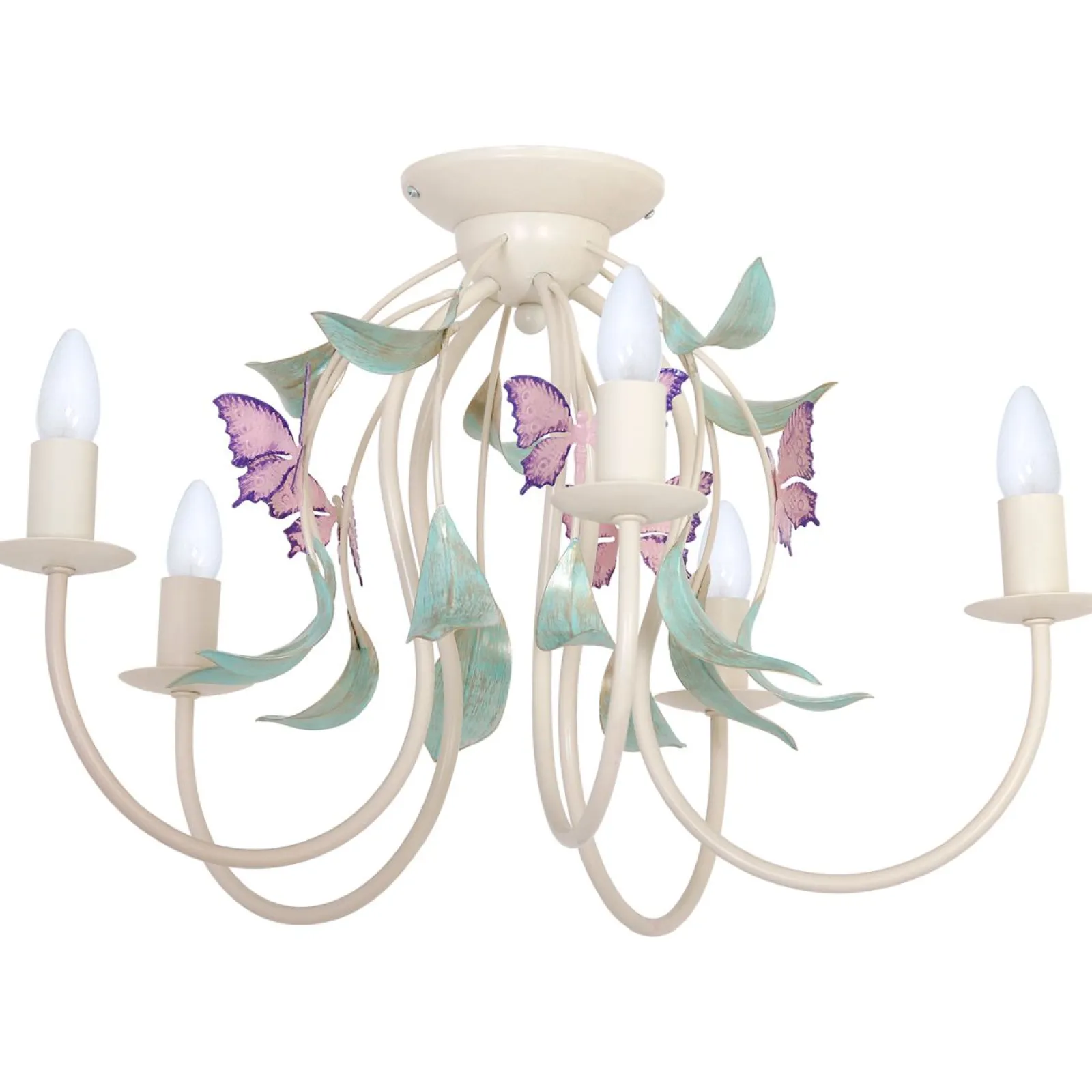 Sklep Kaja Bajkowa, zdobiona lampa sufitowa LX 6286 SUMMER | Kaja Oświetlenie* Randole Tradycyjne