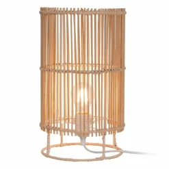 Sklep Kaja Bambusowa lampka stołowa w stylu eco P18224-1T-D20 z serii EDIN | Kaja* Nowoczesne Lampki Stołowe