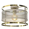 Sklep Kaja Beżowa lampa sufitowa do wiatrołapu LX 4410 RIM | Kaja Oświetlenie* Plafony Nowoczesne