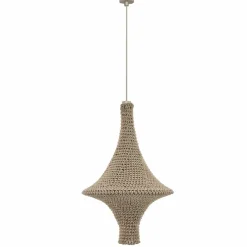 Sklep Kaja Beżowa lampa wisząca do sypialni boho ANT 5118 ALDA | Kaja Oświetlenie Fashion