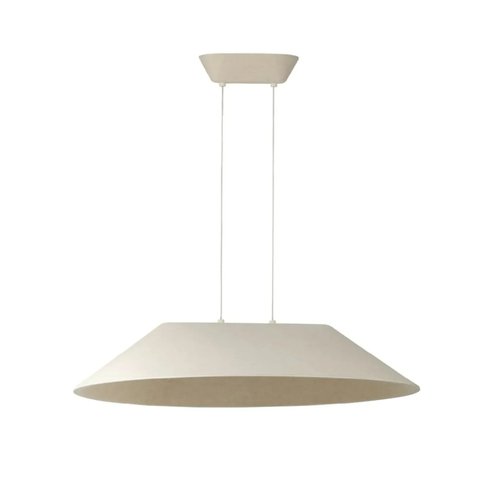 Sklep Kaja Beżowa lampa wisząca LED z szerokim abażurem AZ5899 FELMAN | Kaja Clearance