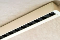 Sklep Kaja Beżowa lampa wisząca LED z szerokim abażurem AZ5899 FELMAN | Kaja Clearance
