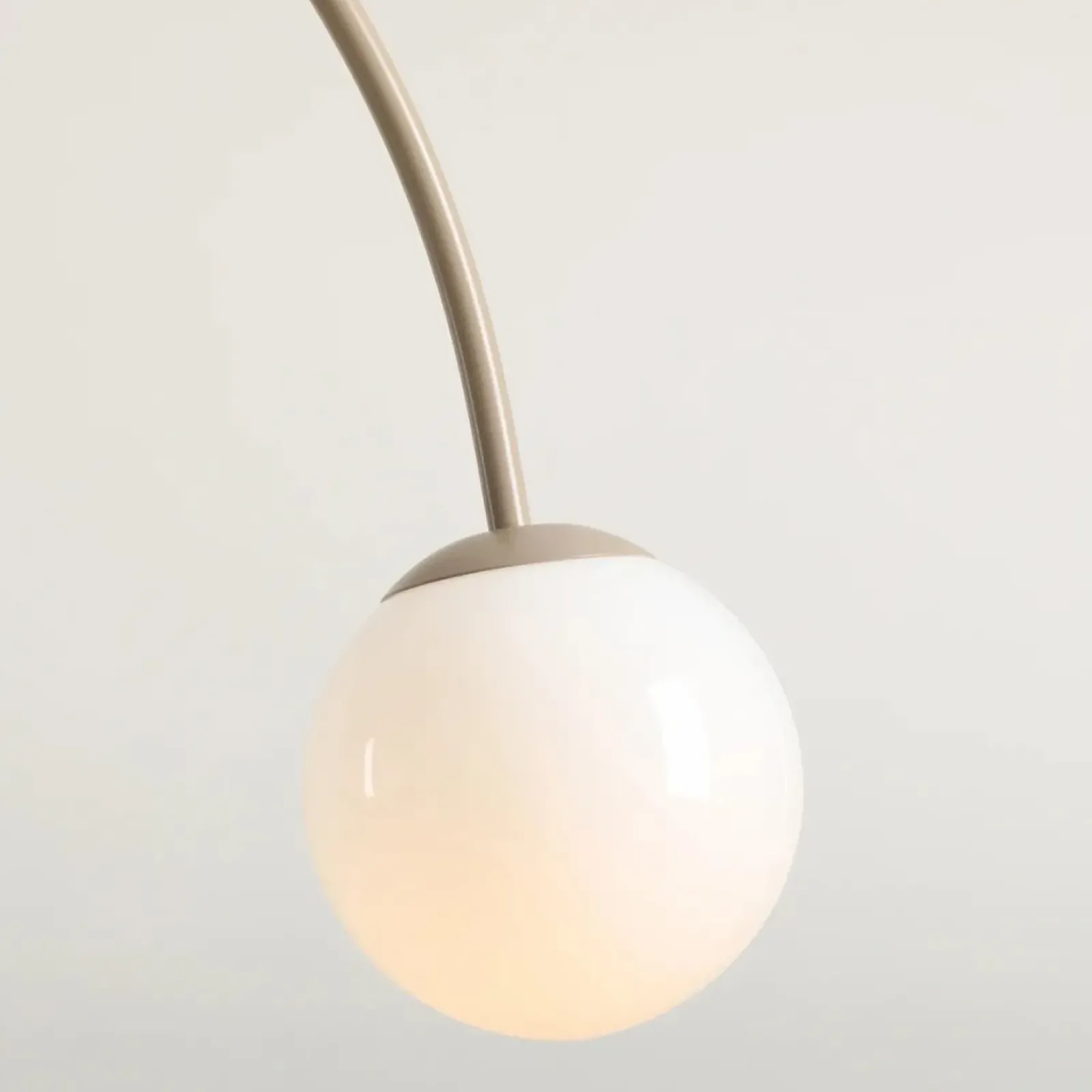 Sklep Kaja Beżowa lampa wisząca w kształcie łuku 1116H17 z serii UNA | Kaja Oświetlenie Zadzwońporabattel.783200183(8-16)/mailsklep@kaja.com.pl New
