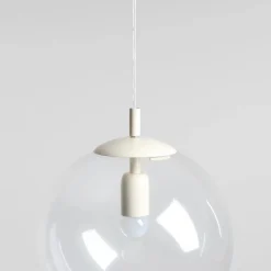 Sklep Kaja Beżowa lampa wisząca z dużym kloszem 562G9 GLOBE | Kaja Oświetlenie Zadzwońporabattel.783200183(8-16)/mailsklep@kaja.com.pl Hot