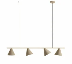 Sklep Kaja Beżowa lampa wisząca z ruchomymi kloszami 1108L17 z serii FORM | Kaja Zadzwońporabattel.783200183(8-16)/mailsklep@kaja.com.pl Sale