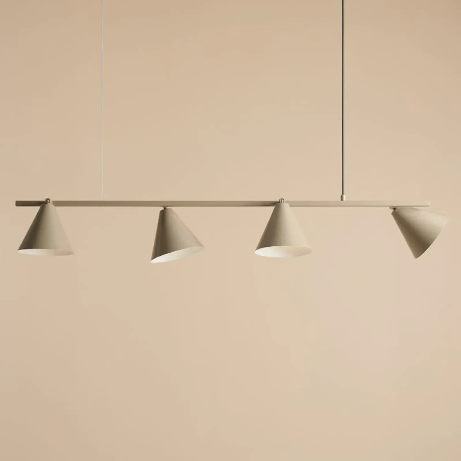Sklep Kaja Beżowa lampa wisząca z ruchomymi kloszami 1108L17 z serii FORM | Kaja Zadzwońporabattel.783200183(8-16)/mailsklep@kaja.com.pl Sale