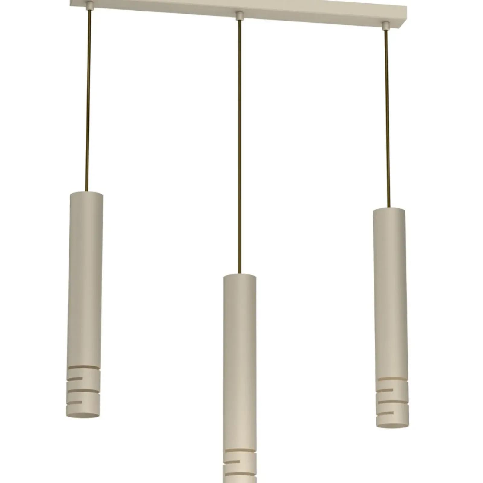 Sklep Kaja Beżowa, liniowa lampa wisząca do jadalni LX 5762 TIBIA STRIPE | Kaja Online
