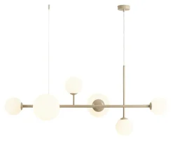 Sklep Kaja Beżowa, molekularna lampa wisząca nad stół 1092K17 z serii DIONE Zadzwońporabattel.783200183(8-16)/mailsklep@kaja.com.pl Outlet