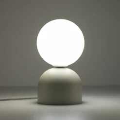 Sklep Kaja Beżowa, nowoczesna lampka nocna TK 16038 MIKI BEIGE | Kaja Oświetlenie* Nowoczesne Lampki Stołowe