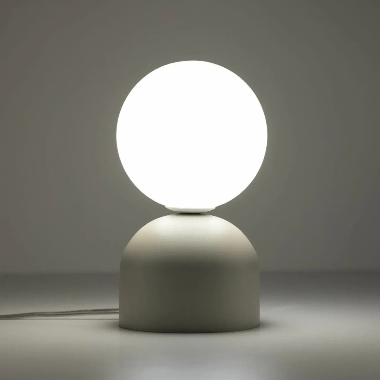 Sklep Kaja Beżowa, nowoczesna lampka nocna TK 16038 MIKI BEIGE | Kaja Oświetlenie* Nowoczesne Lampki Stołowe