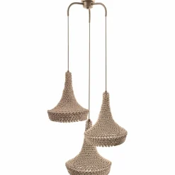 Sklep Kaja Beżowa, pleciona lampa do salonu boho ANT 5180 MAHAKA | Kaja Cheap