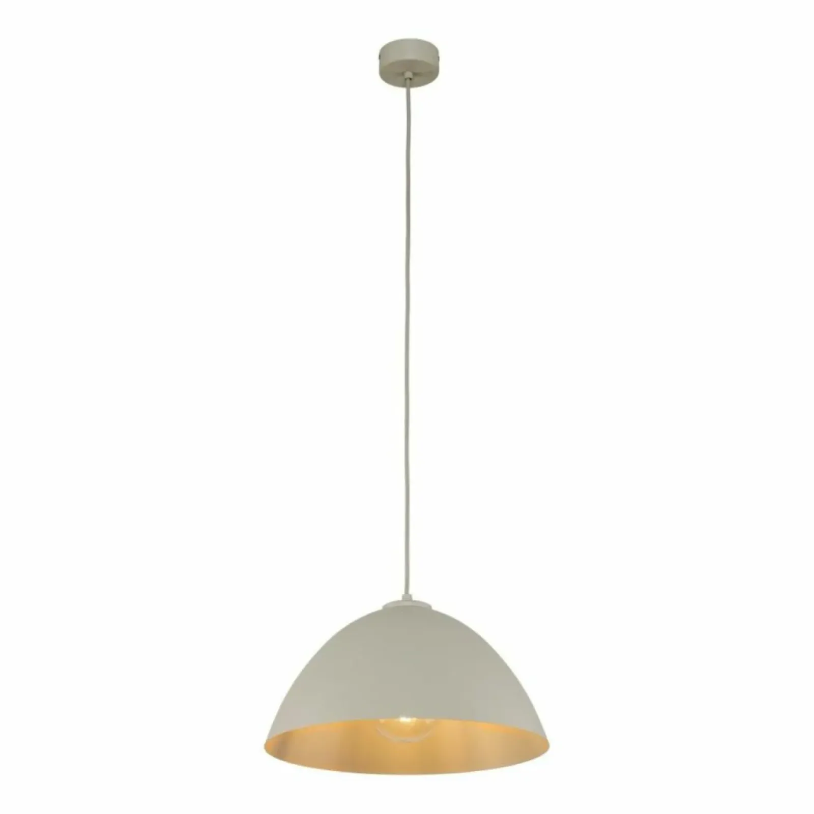 Sklep Kaja Beżowa, ponadczasowa lampa wisząca ⌀34cm TK 5899 FARO | Kaja Cheap