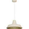 Sklep Kaja Beżowo-złota, ponadczasowa lampa wisząca ⌀36 LX 4047 CLASS | Kaja Outlet
