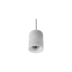 Sklep Kaja Betonowa lampa wisząca, w kształcie tuby, 9391 | Kaja Oświetlenie szary Best