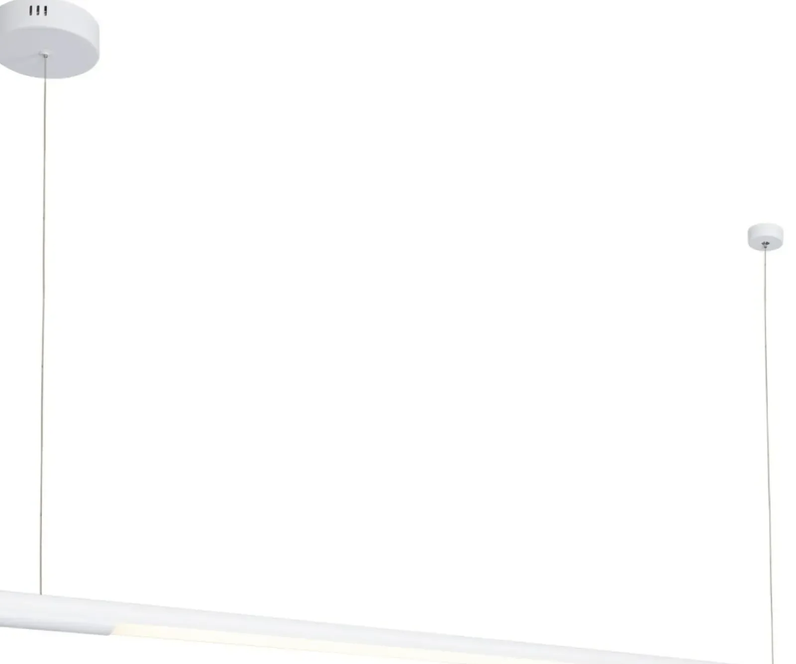 Sklep Kaja Biała, ściemnialna lampa wisząca 100cm MX P0357D ORGANIC P | Kaja Clearance