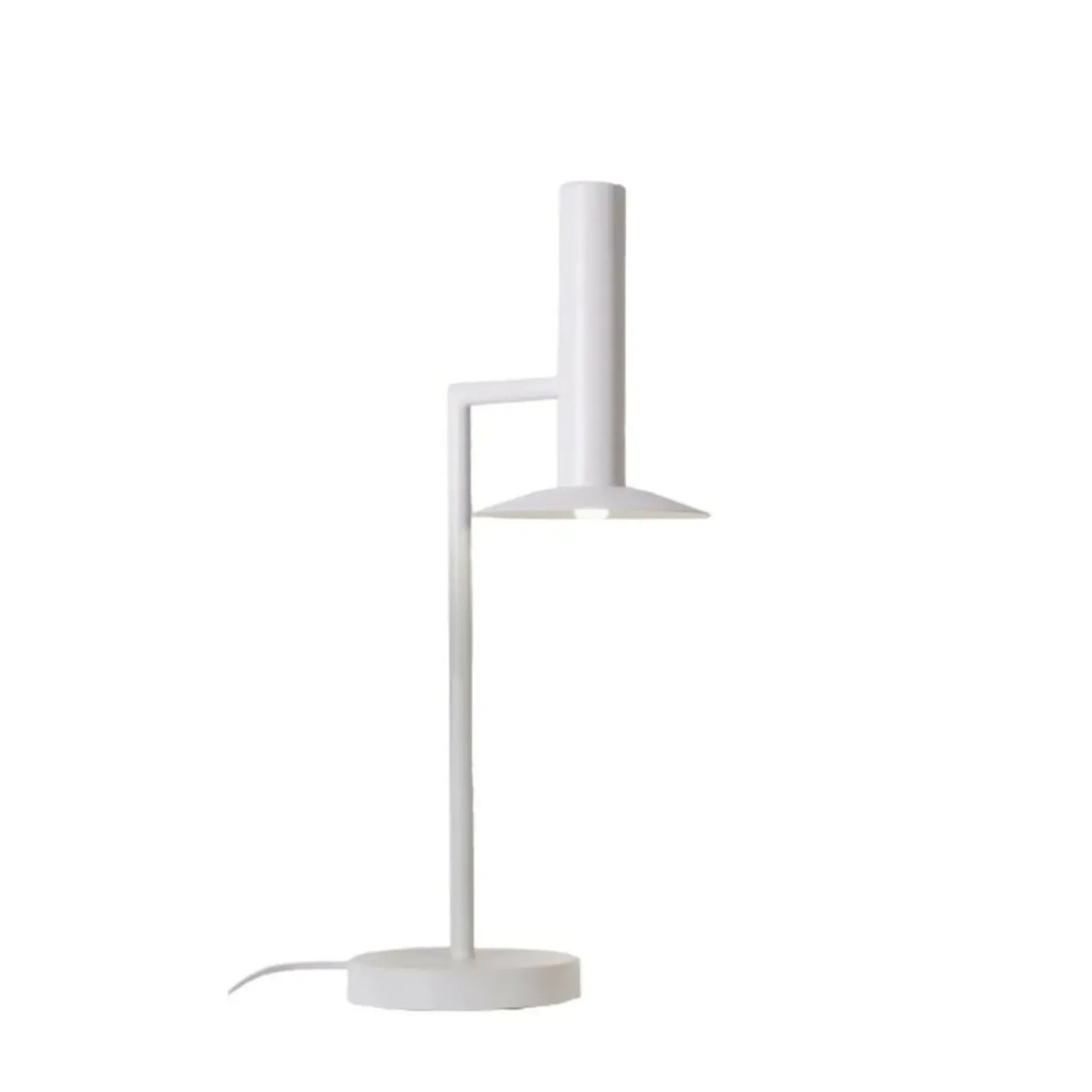 Sklep Kaja Biała, industrialna lampka biurkowa LP-1661/1T WH HAT | Kaja* Lampki Biurkowe|Lampy Led