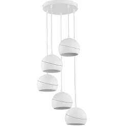 Sklep Kaja Biała kaskada dekoracyjnych kloszy, lampa do salonu TK 2075 - YODA biały Cheap