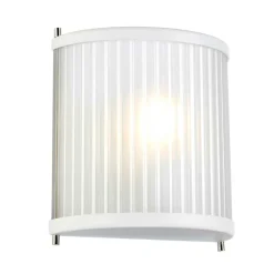 Sklep Kaja Biała lampa ścienna, nowoczesna DL-CORONA1-WPN z serii CORONA* Kinkiety Tradycyjne