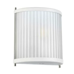 Sklep Kaja Biała lampa ścienna, nowoczesna DL-CORONA1-WPN z serii CORONA* Kinkiety Tradycyjne