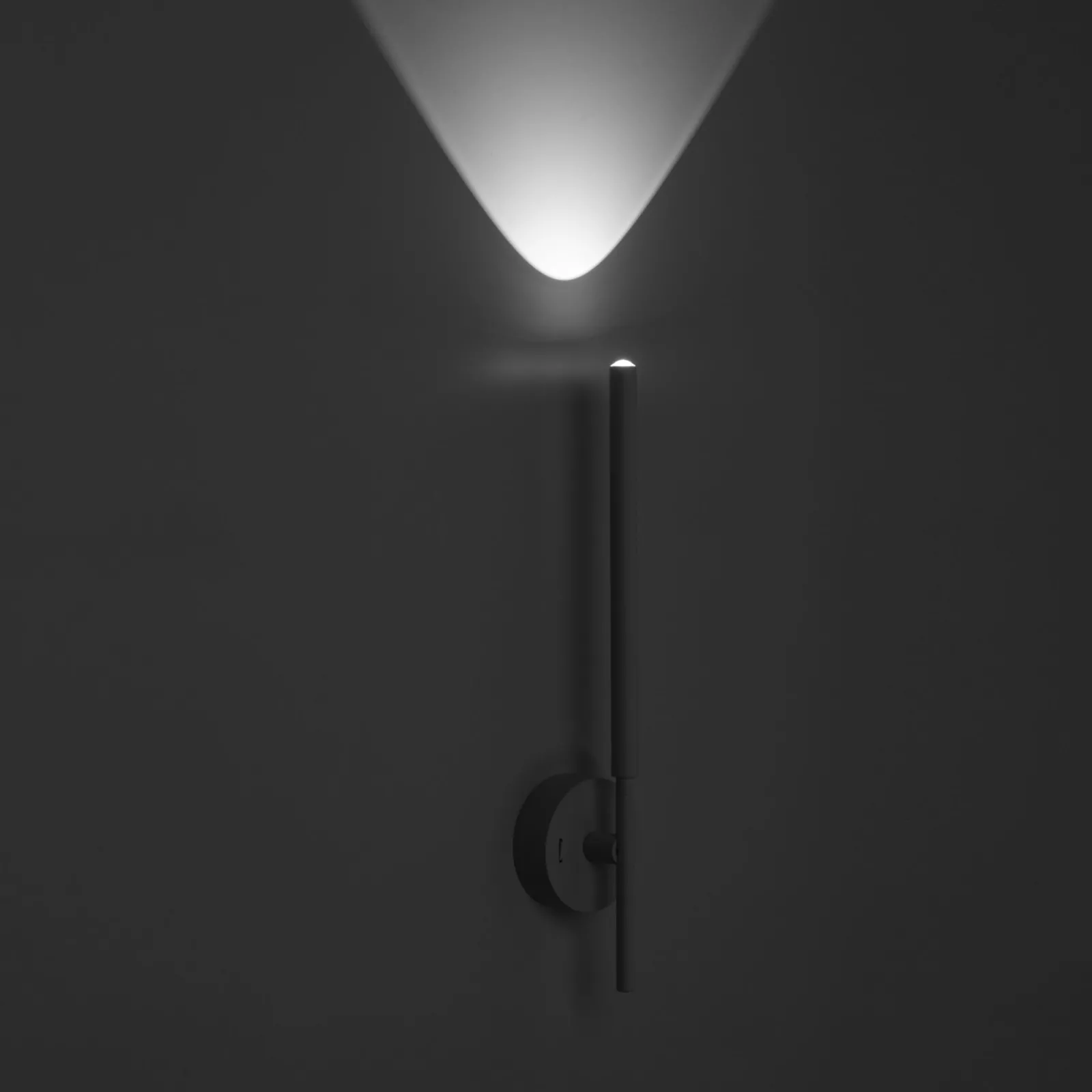 Sklep Kaja Biała lampa ścienna, wąska tuba TK 5396 FOCUS WHITE | Kaja Oświetlenie* Lampy Led