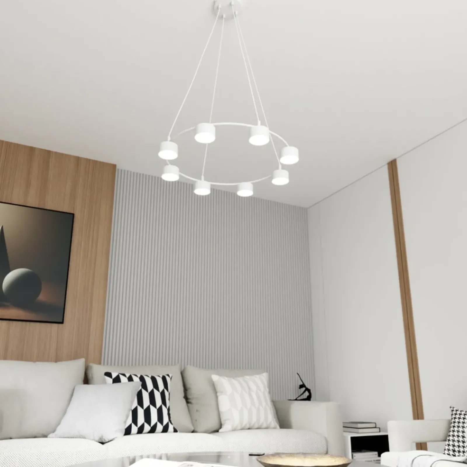 Sklep Kaja Biała lampa dająca dużo światła, 8xGX53 1373/8 z serii STARLIT biały Cheap