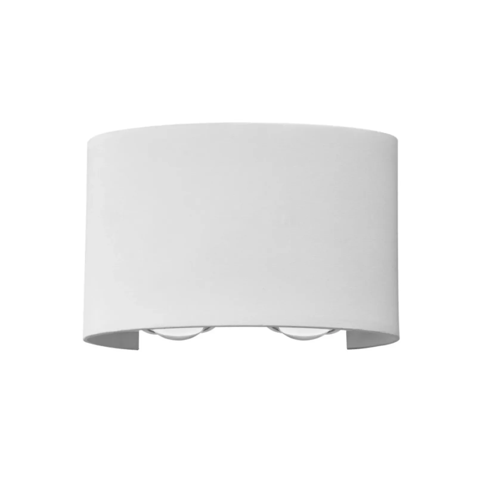 Sklep Kaja Biała lampa elewacyjna LED 4W 3000K OWL-6650-2-WH-3K ORTELO | Kaja* Kinkiety Ogrodowe