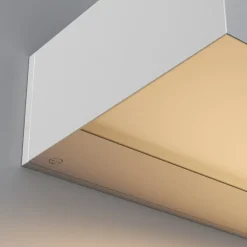 Sklep Kaja Biała lampa elewacyjna, zintegrowany LED O428WL-L10W3K z serii LOT* Kinkiety Ogrodowe